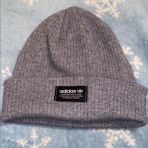 adidas grey beanie